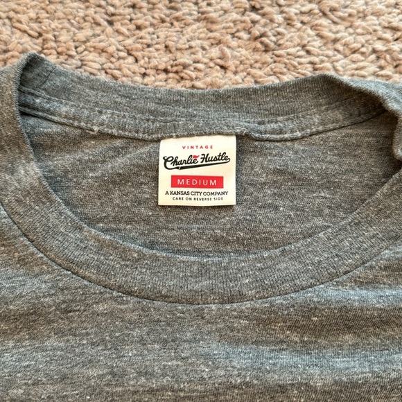 Charlie Hustle heart KC shirt - Picture 2 of 2